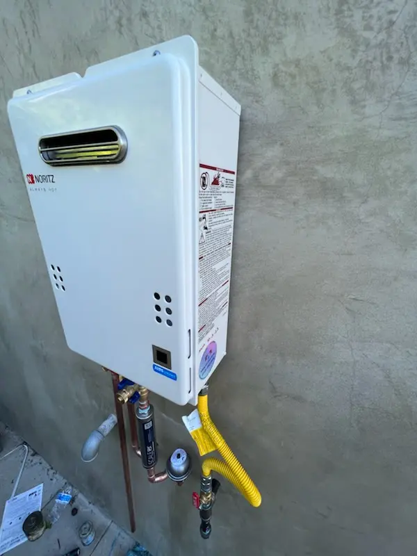 Tankless water heater installation for Mira Costa homes